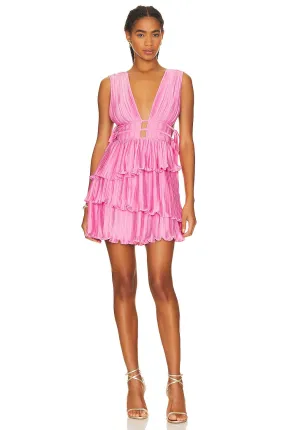 Rococo Sand Bree Satin Dress in Pink