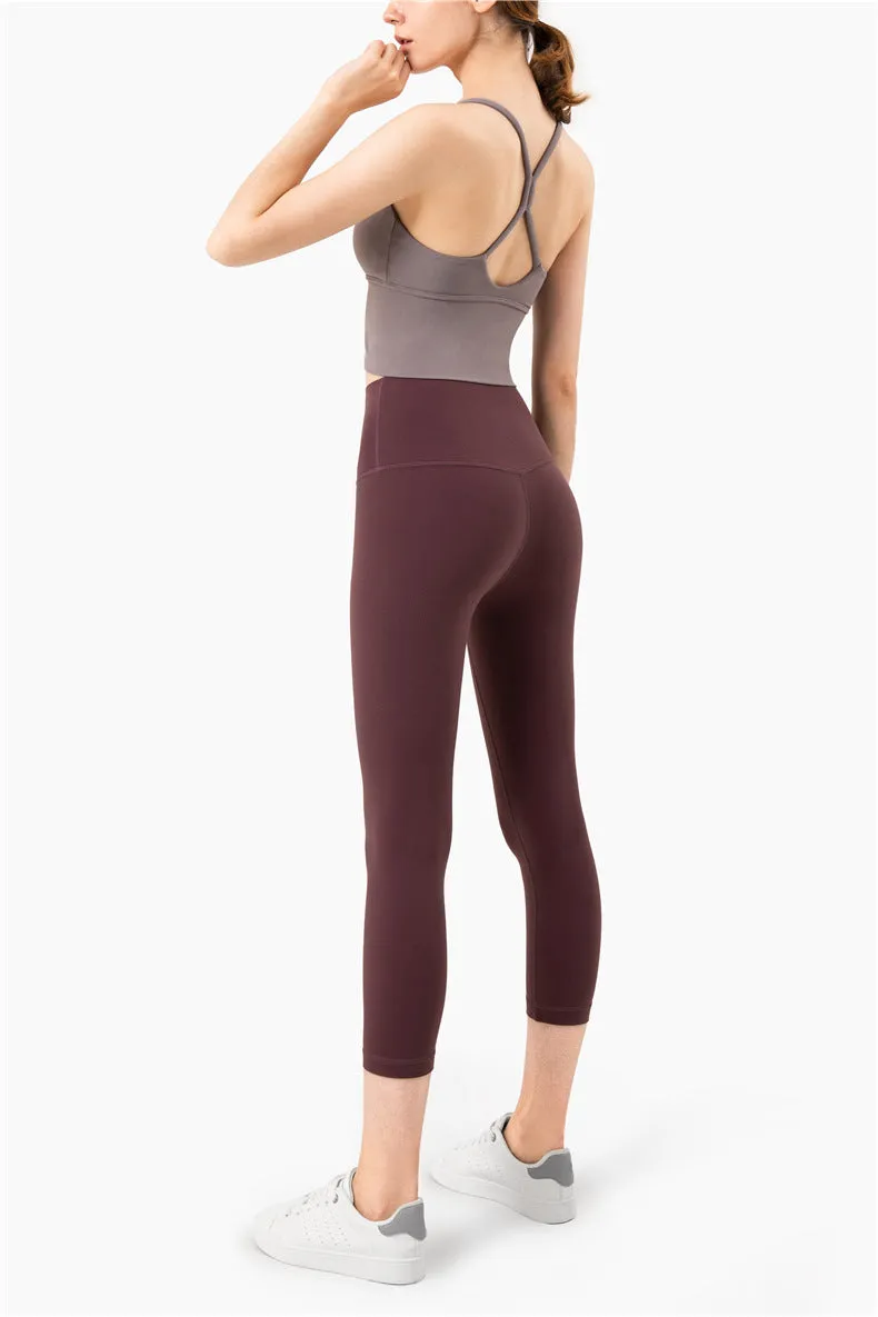 Sexy Deep V Vest Hot Workout Sports Bra