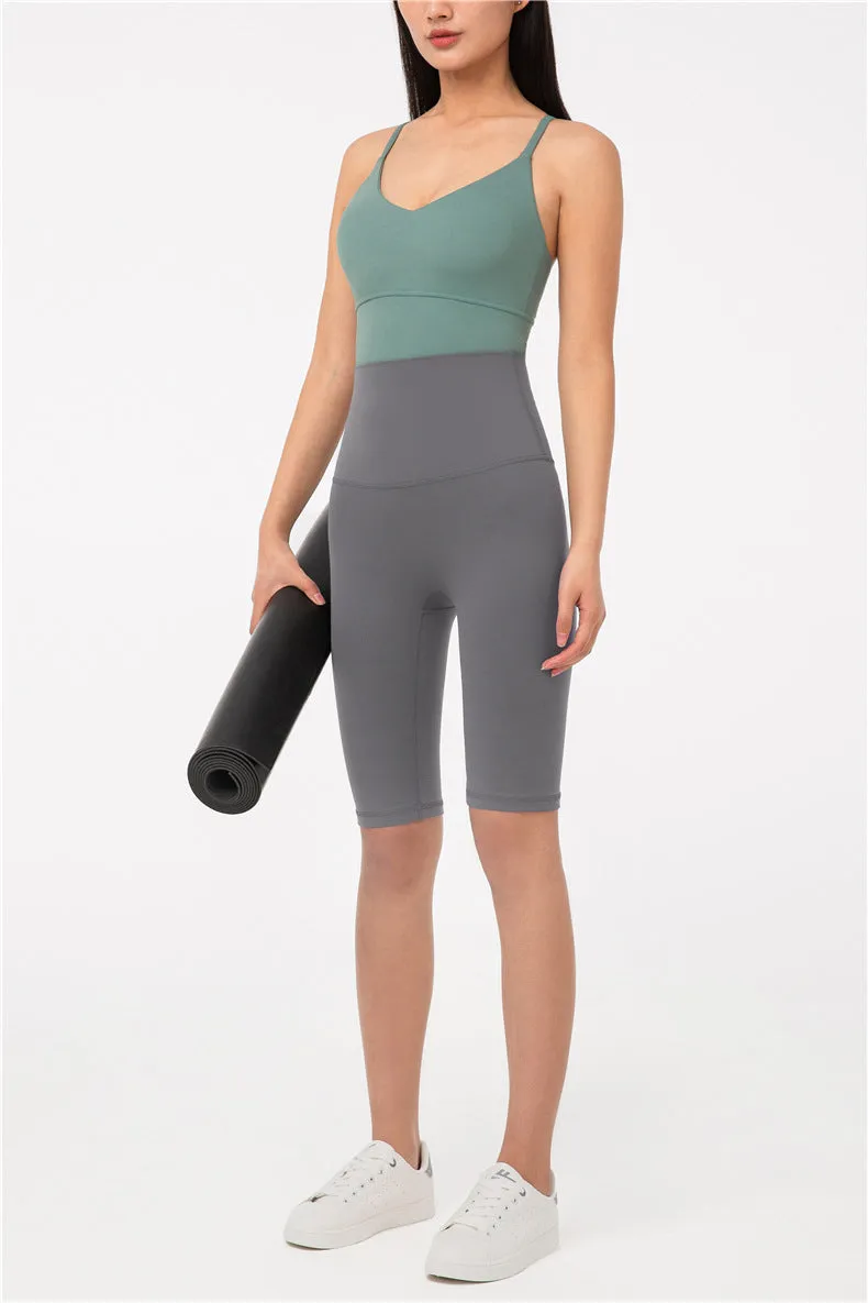 Sexy Deep V Vest Hot Workout Sports Bra