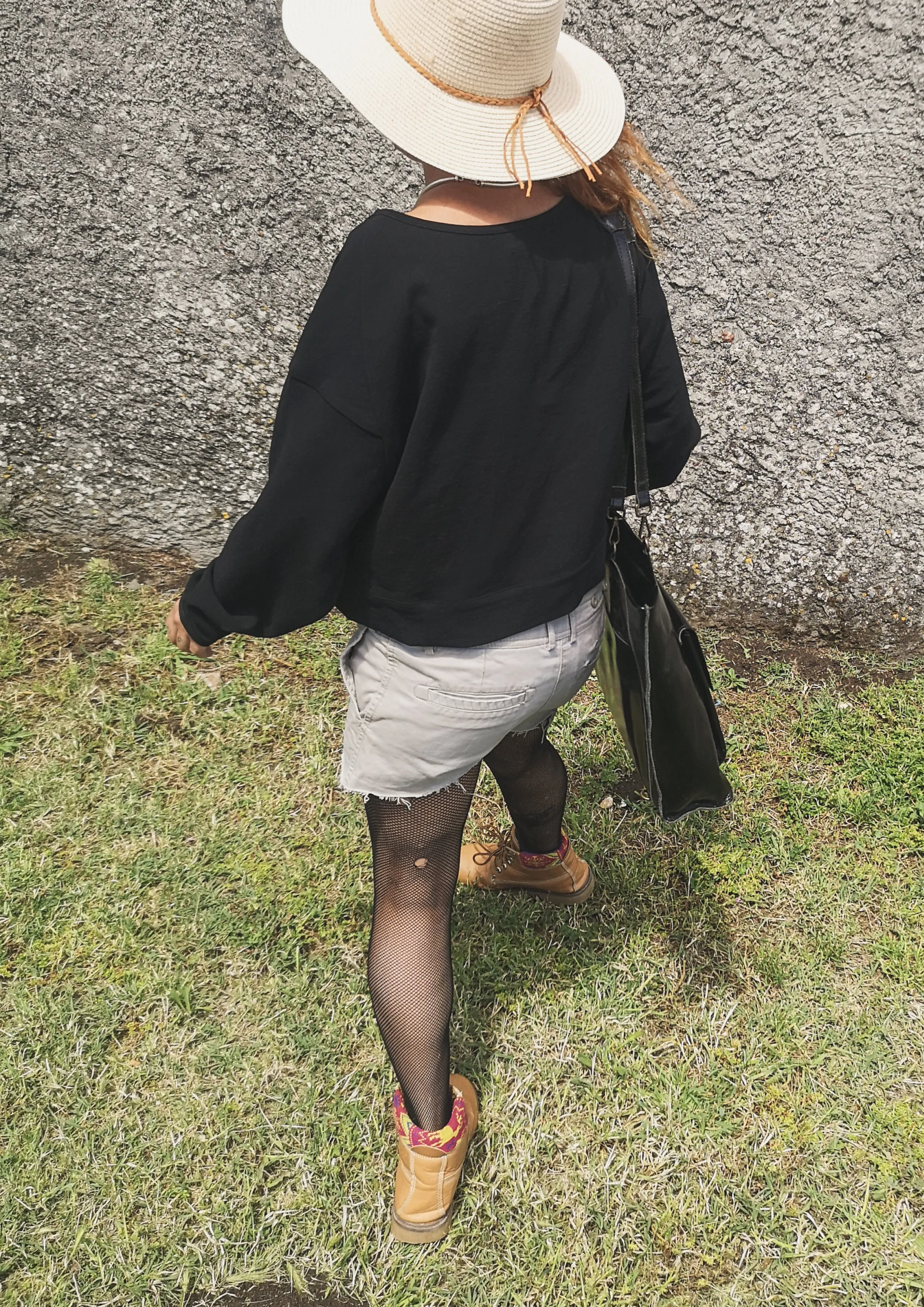 TOP LONG SLEEVES BLACK PLAIN ALL SEASON - VINTAGE CREPE black