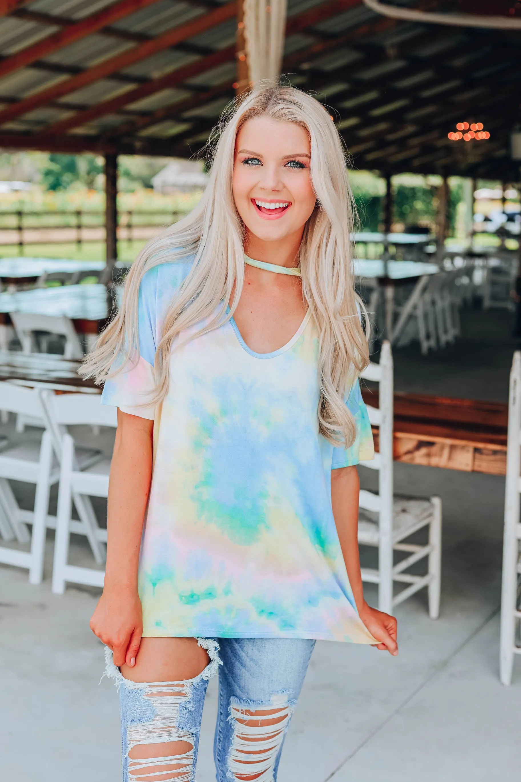 Tranquil Tie Dye Top S-3X