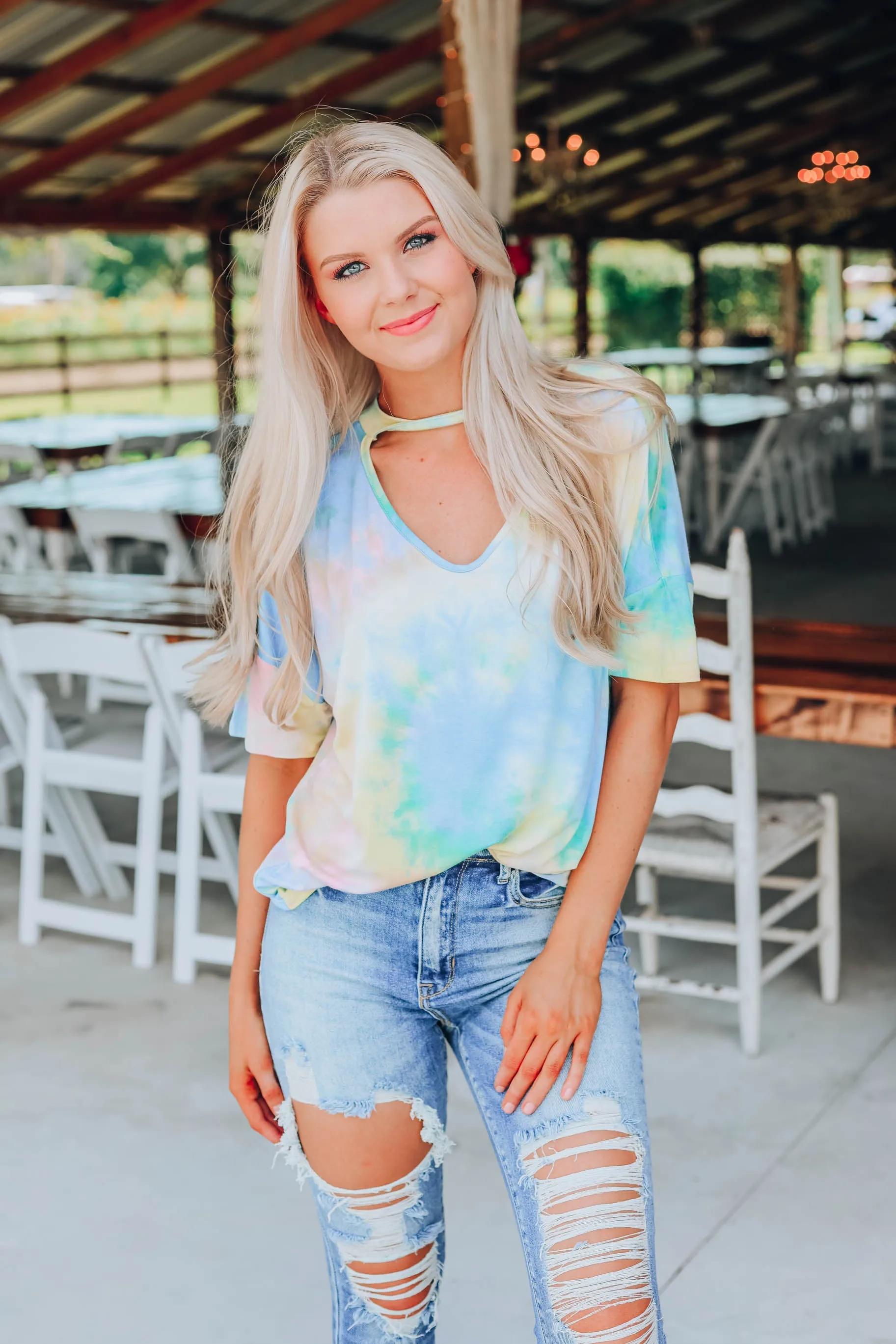 Tranquil Tie Dye Top S-3X