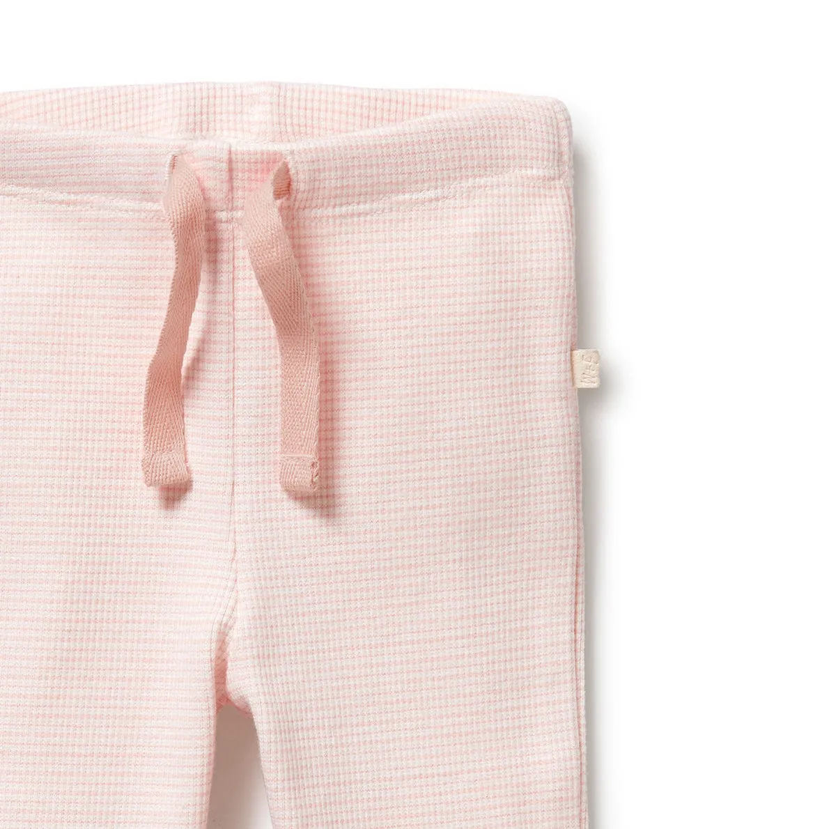 Wilson   Frenchy Organic Stripe Rib Legging- Cantaloupe